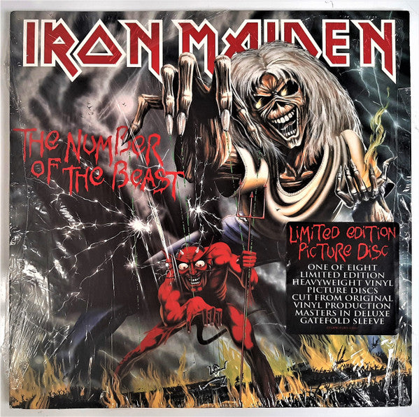 Iron Maiden : The Number Of The Beast (LP, Album, Ltd, Pic, RE, Gat)