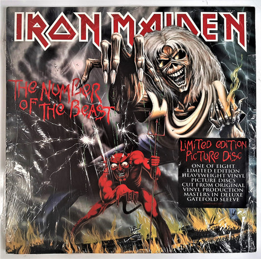 Iron Maiden : The Number Of The Beast (LP, Album, Ltd, Pic, RE, Gat)