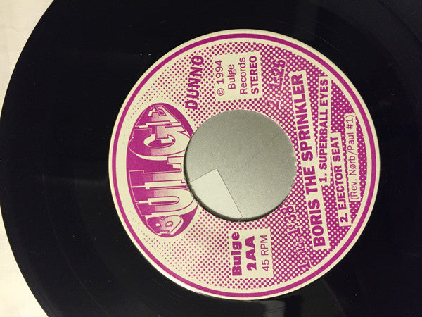 Boris The Sprinkler : Male Model (7", EP, RP, 3rd)