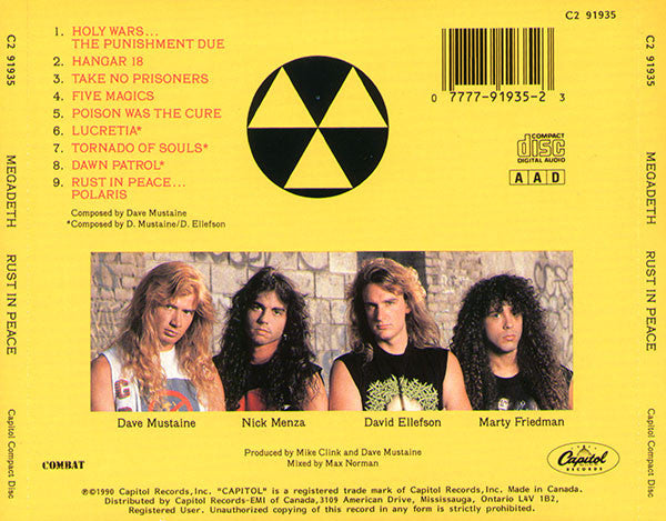 Megadeth : Rust In Peace (CD, Album)