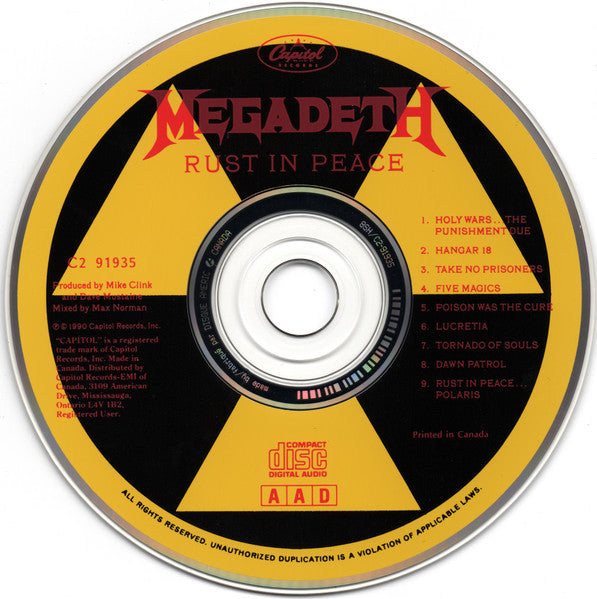 Megadeth : Rust In Peace (CD, Album)