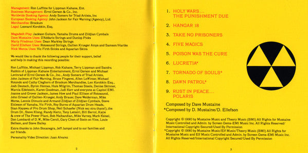 Megadeth : Rust In Peace (CD, Album)
