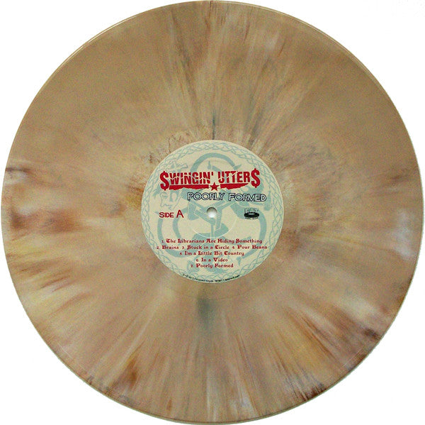 Swingin' Utters : Poorly Formed (LP, Album, Tan)
