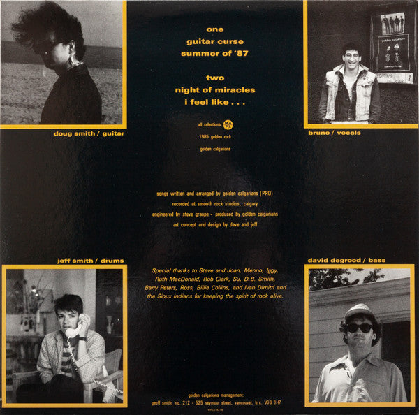The Golden Calgarians : Guitar Curse (12")
