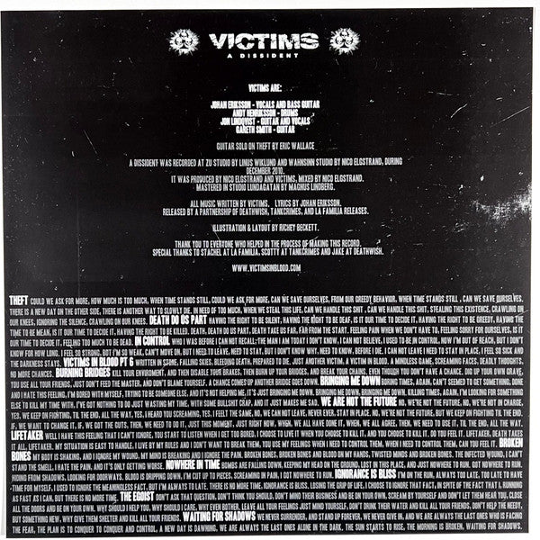 Victims : A Dissident (LP, Album)