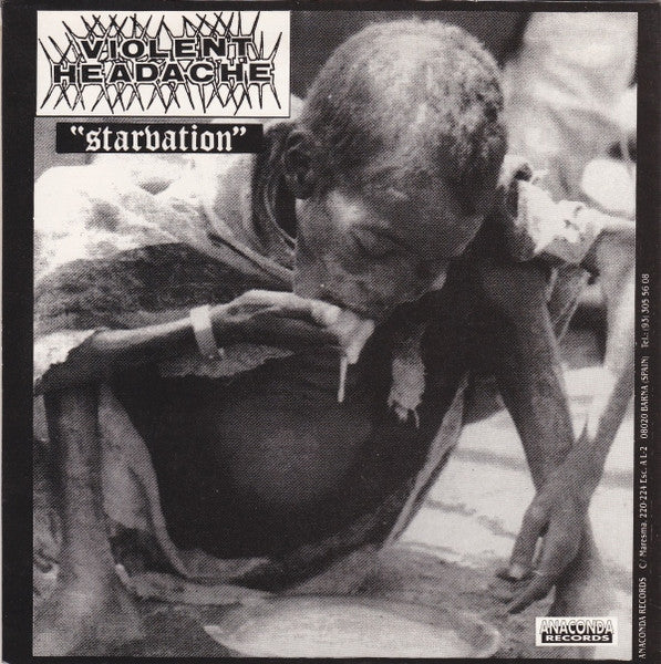 Agathocles / Violent Headache : Contra Las Multinacionales Asesinas Accion Directa / Starvation (7", EP)