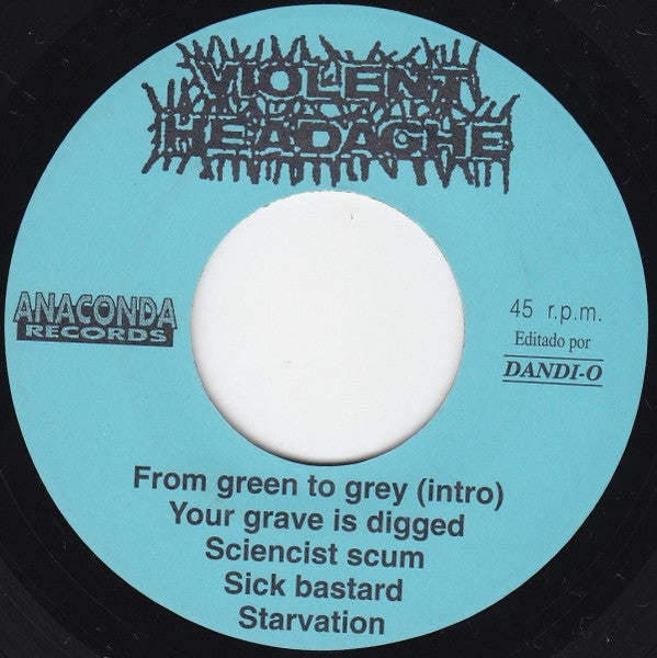 Agathocles / Violent Headache : Contra Las Multinacionales Asesinas Accion Directa / Starvation (7", EP)
