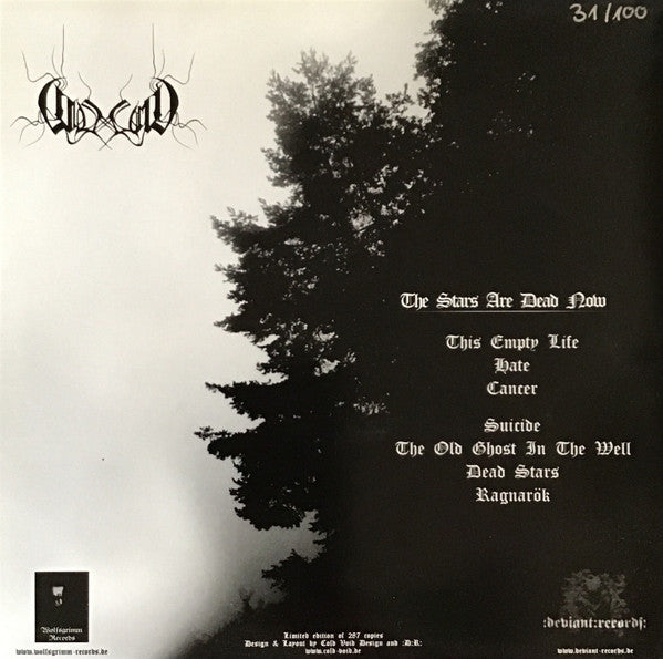 ColdWorld : The Stars Are Dead Now (LP, Album, Ltd, RE, Whi)