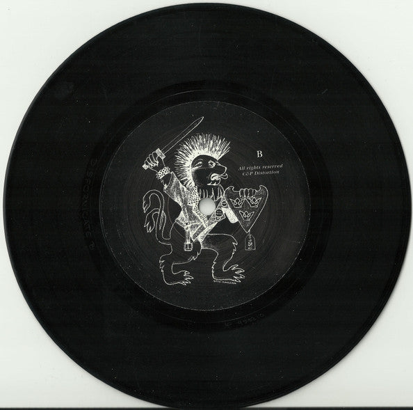Disregard / Disfornicate : Left With Fear / ... And The Darkman Smiles... (7")