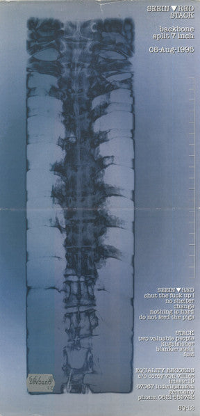 Seein' Red / Stack : Backbone Split 7 Inch (7")
