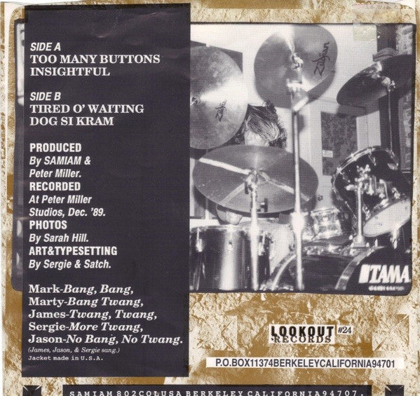 Samiam : I Am (7", RE)