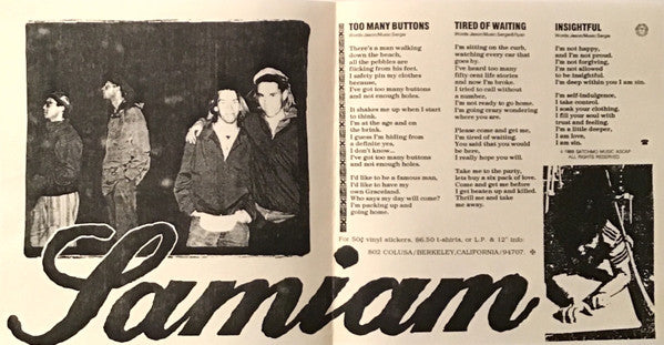 Samiam : I Am (7", RE)