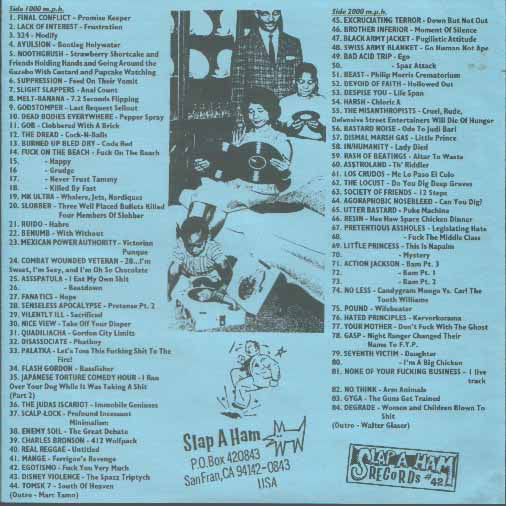 Various : Bllleeeeaaauuurrrrgghhh! - A Music War (7", Comp)