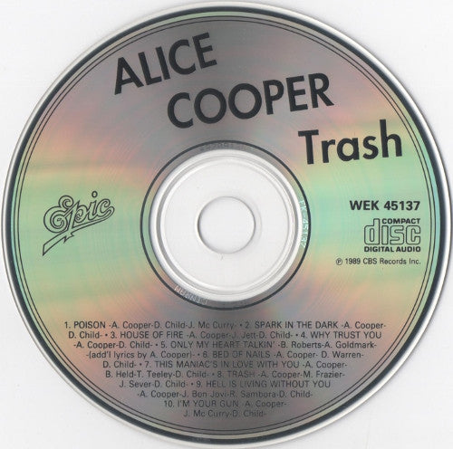 Alice Cooper (2) : Trash (CD, Album)