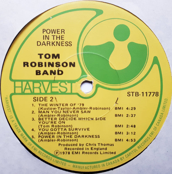 Tom Robinson Band : Power In The Darkness (2xLP, Album)