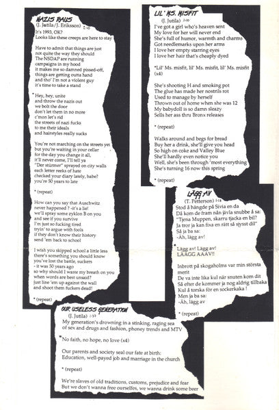 Times Square Preachers : Nazis Raus (7", EP, W/Lbl)