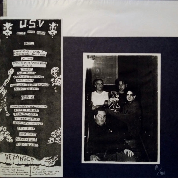 United Super Villains : Chokeslammed Back To Life! (LP, Album, Ltd, W/Lbl)