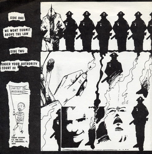 Against All Authority : Above The Law (7")