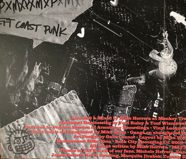 MxPx : Left Coast Punk EP (7", EP, Mar)