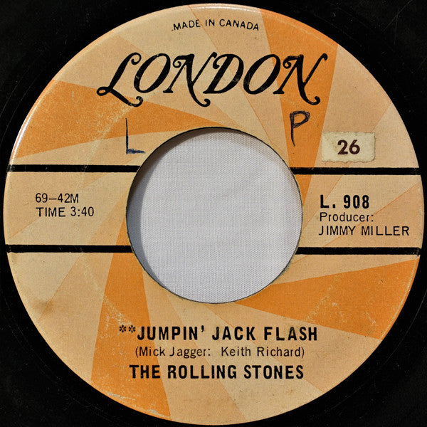 The Rolling Stones : Jumpin' Jack Flash (7")