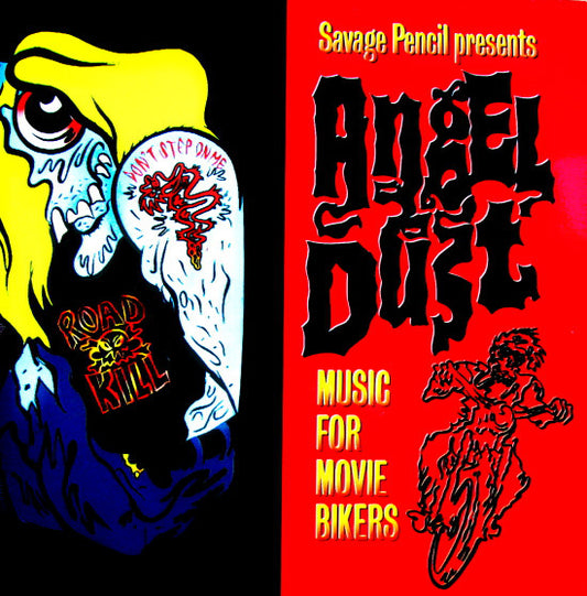 Savage Pencil : Angel Dust (Music For Movie Bikers) (LP, Comp, Pic)