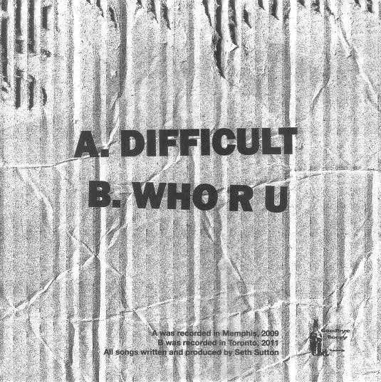 Useless Eaters : Difficult (7", S/Sided, Ltd, Num, XXX)