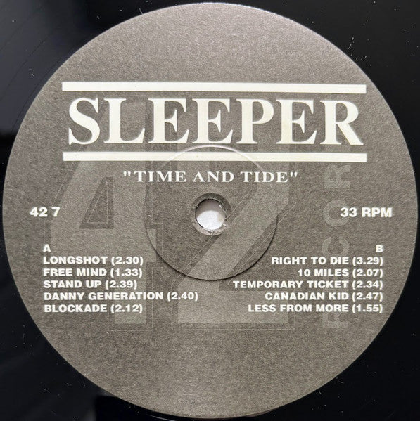 Sleeper (3) : Time And Tide (LP, Album)