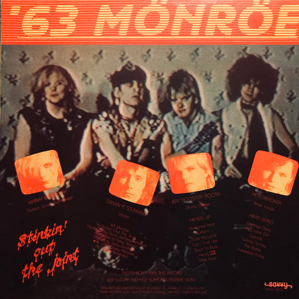 63 Monroe : Stinkin´ Out The Joint (LP, Album)