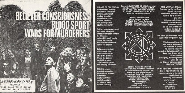 Hiatus (2) / Embittered : Blind Justice For All / From The Outside Looking In (7")