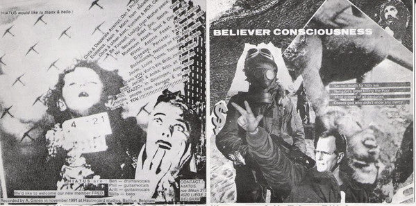 Hiatus (2) / Embittered : Blind Justice For All / From The Outside Looking In (7")