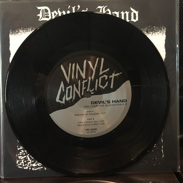 Devil's Hand : Welcome The Slaughter (7", EP)