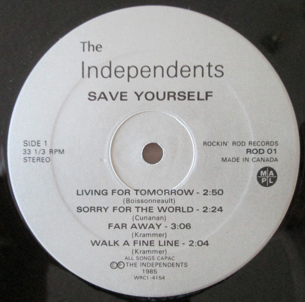 The Independents (3) : Save Yourself (LP)