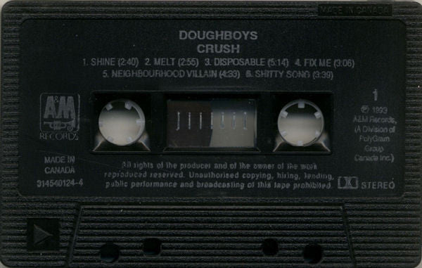 Doughboys : Crush (Cass, Album)