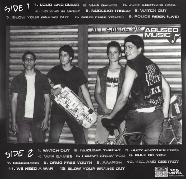 The Abused (2) : Loud And Clear (LP, Comp)