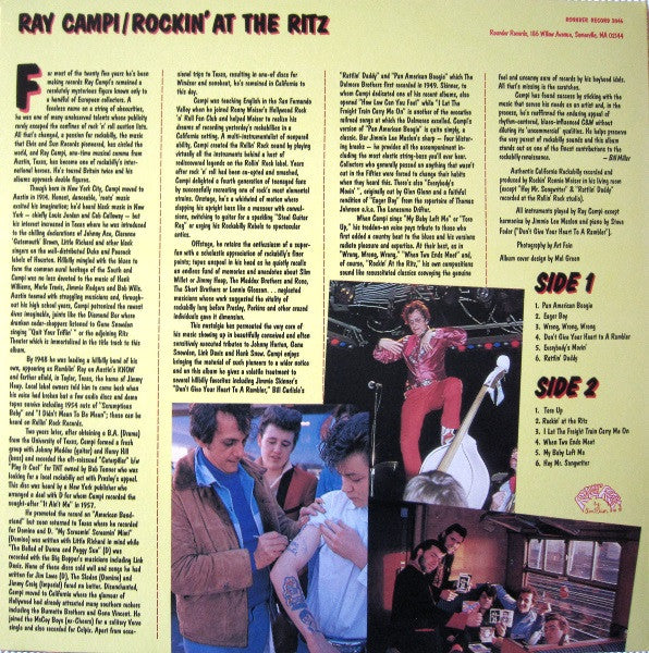 Ray Campi : Rockin' At The Ritz (LP, Album)