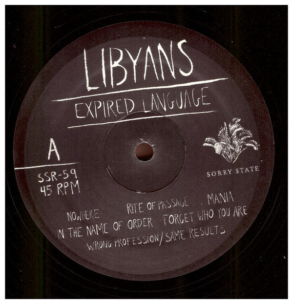 Libyans : Expired Language (12")