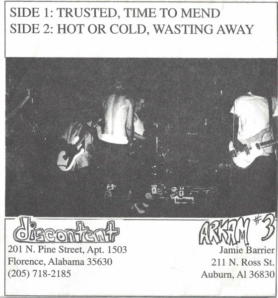 Discontent (3) : Discontent (7")