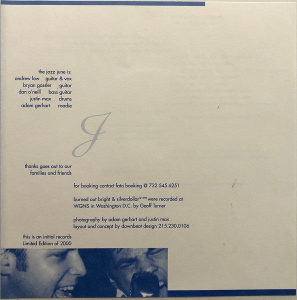 The Jazz June : Breakdance Suburbia (7", Single, Ltd, Blu)
