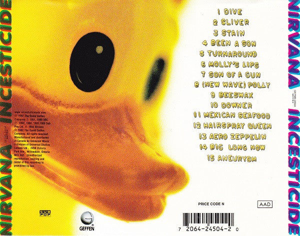 Nirvana : Incesticide (CD, Comp, RE)