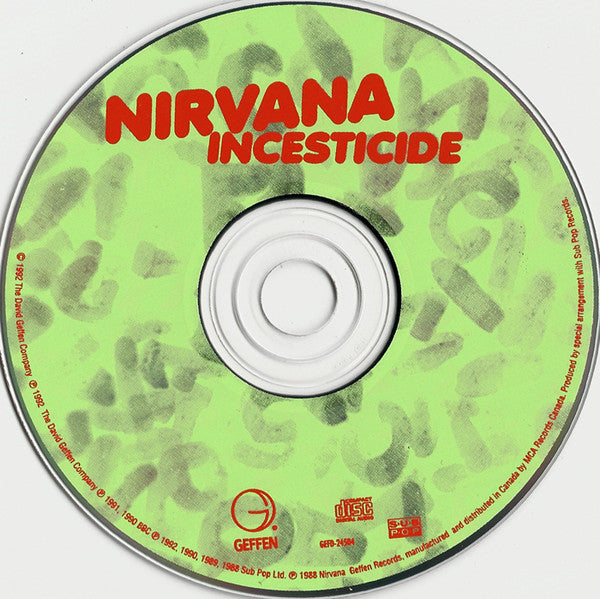 Nirvana : Incesticide (CD, Comp, RE)
