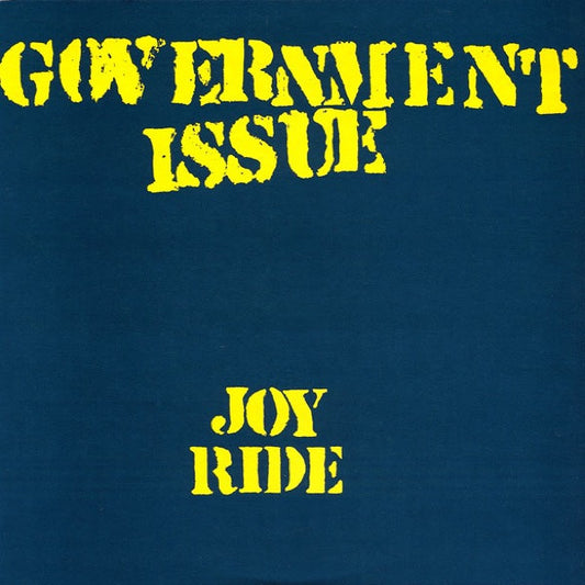 Government Issue : Joy Ride (LP, Album, RP)