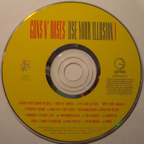 Guns N' Roses : Use Your Illusion I (CD, Album, RE)