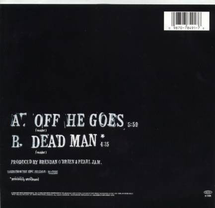Pearl Jam : Off He Goes (7", Single)