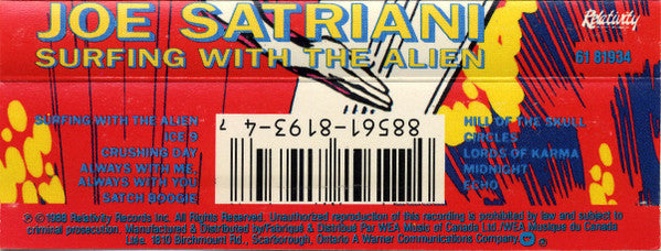 Joe Satriani : Surfing With The Alien (Cass, Album, Dol)