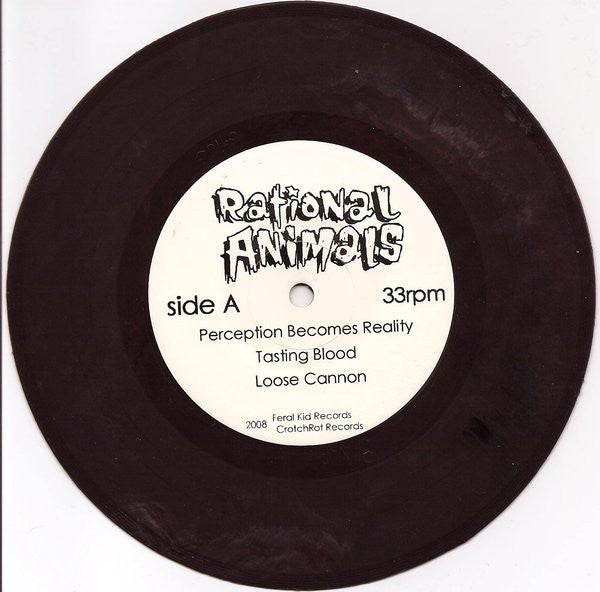 Rational Animals : Perception Becomes Reality (7", EP, Egg)