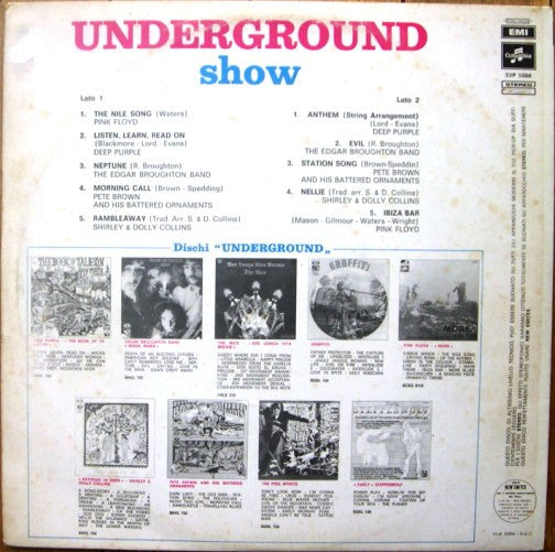 Various : Underground Show (LP, Album, Comp)