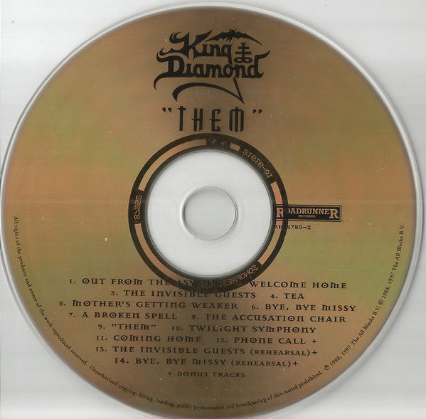 King Diamond : "Them" (CD, Album, RE, RM, Gol)