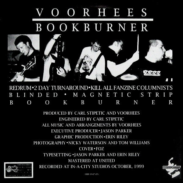 Voorhees : Bookburner (7")