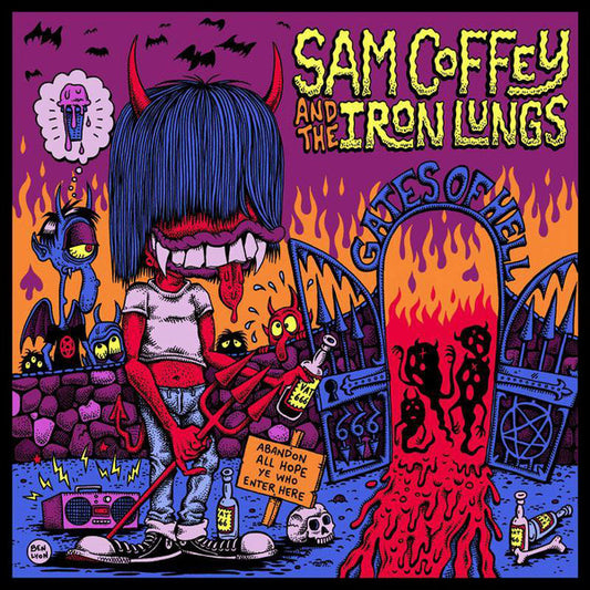 Sam Coffey And The Iron Lungs : Gates Of Hell (LP, Album, Ltd, Blu)