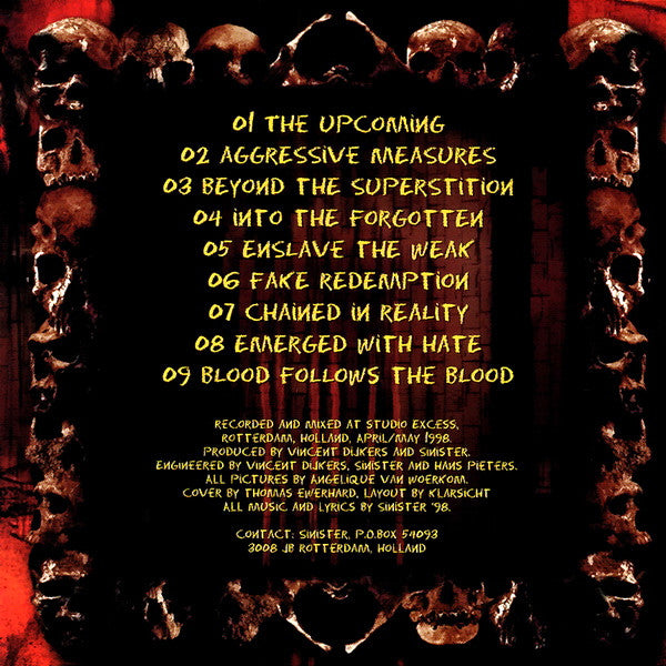 Sinister : Aggressive Measures (CD, Album)